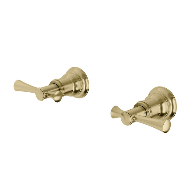 Phoenix Cromford Wall Top Assemblies Brushed Gold, product view