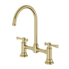 Phoenix Cromford Exposed Sink Set Brushed Gold