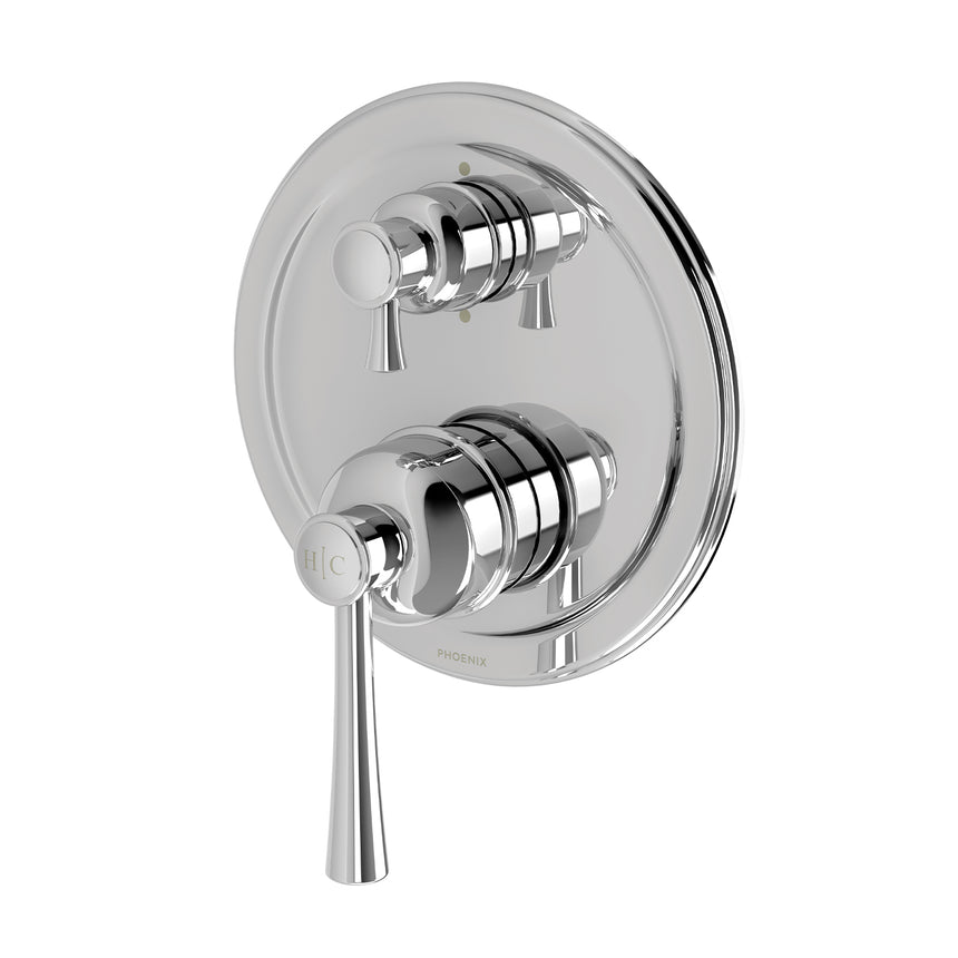 Phoenix Cromford SwitchMix Shower / Bath Diverter Mixer Fit-Off Kit Chrome, additional product view