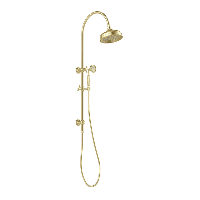 Phoenix Cromford Twin Shower 210mm Rose Brushed Gold, product view
