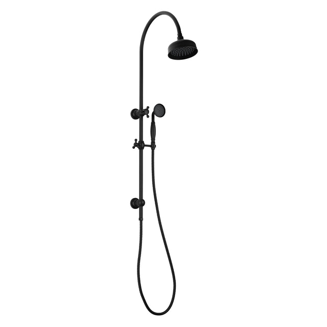Phoenix Cromford Twin Shower Matte Black, product view