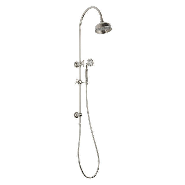 Phoenix Cromford Twin Shower Brushed Nickel, product view