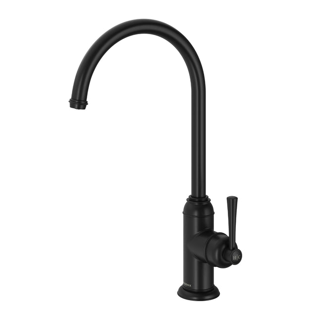 Phoenix Cromford Sink Mixer 180mm Matte Black, product view