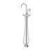 Phoenix Cromford Floor Mounted Bath Mixer with Hand Shower Chrome