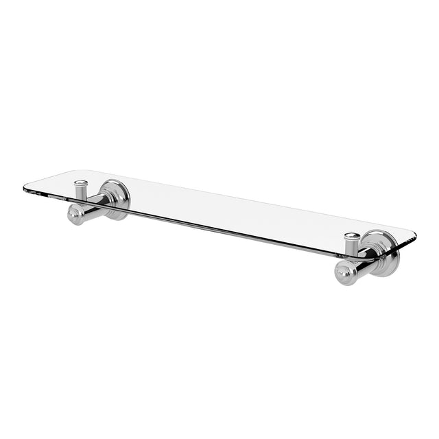Phoenix Cromford Glass Shelf 450mm Chrome, product view