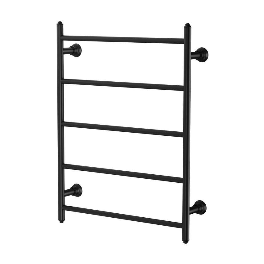 Phoenix Cromford Heated Towel Ladder 550mm x 750mm Matte Black, product view