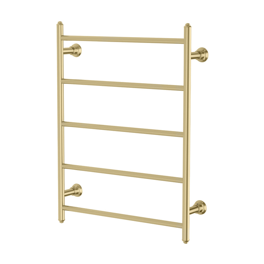 Phoenix Cromford Heated Towel Ladder 550mm x 750mm Brushed Gold, product view