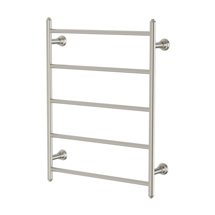 Phoenix Cromford Heated Towel Ladder 550mm x 750mm Brushed Nickel, product view