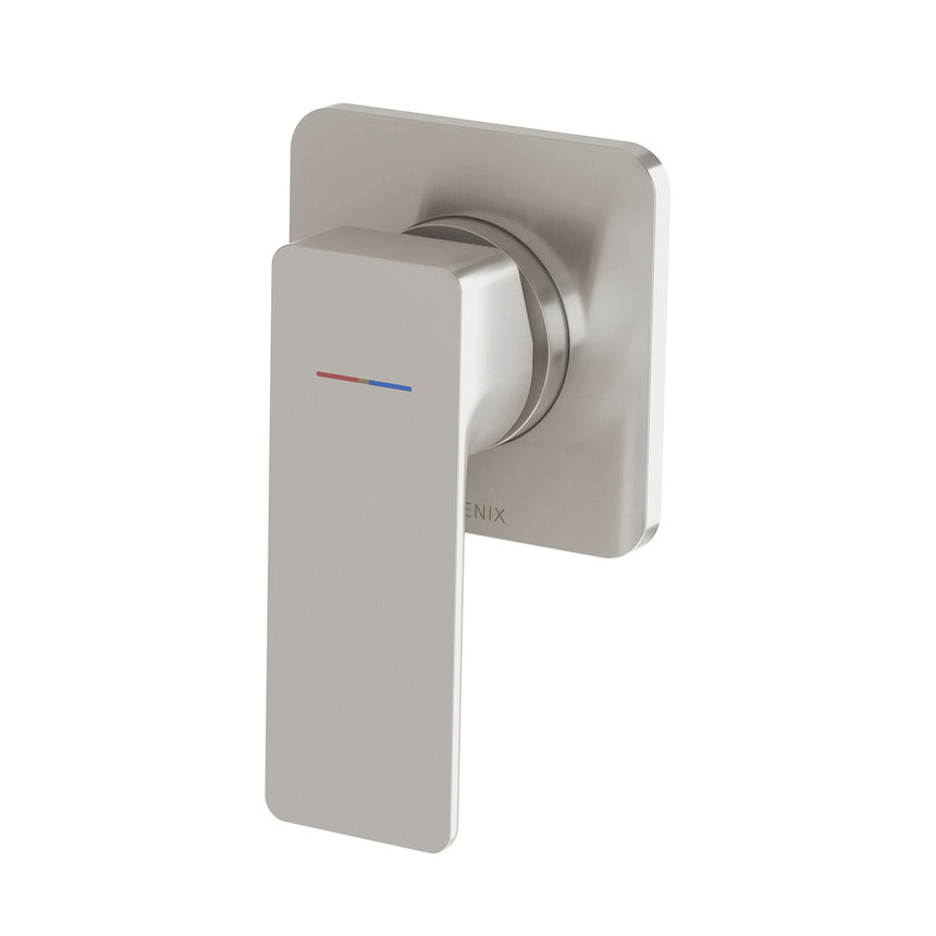 Phoenix Gloss MKII SwitchMix Shower / Wall Mixer Fit-Off Kit Brushed Nickel, additional product view