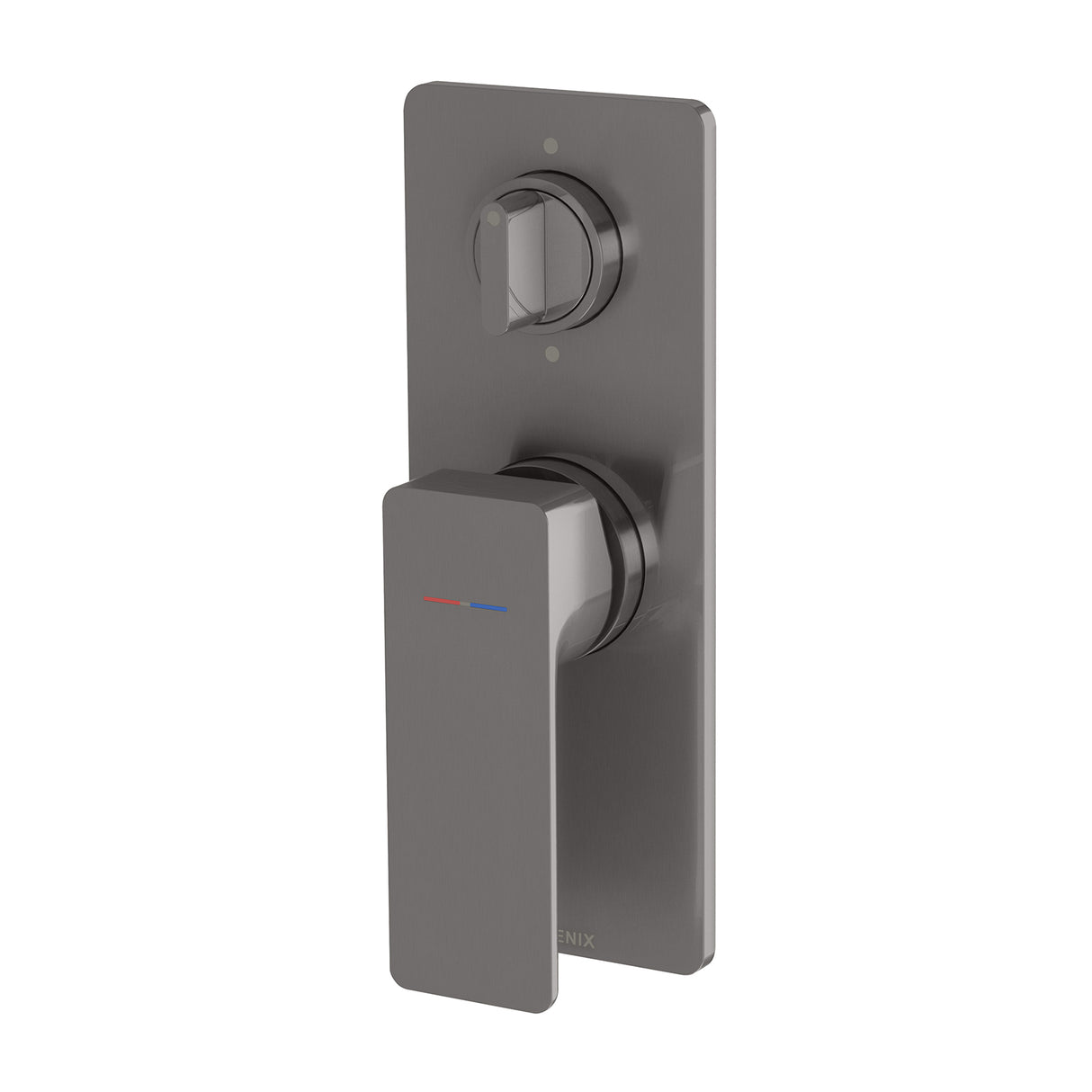 Phoenix Gloss MKII SwitchMix Shower / Bath Diverter Mixer Brushed Carbon 3D Viewer