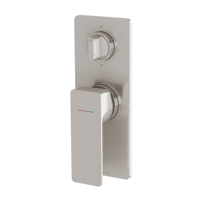 Phoenix Gloss MKII SwitchMix Shower / Bath Diverter Mixer Brushed Nickel, product view