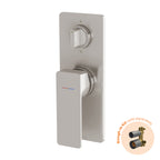 Phoenix Gloss MKII SwitchMix Shower / Bath Diverter Mixer Fit-Off Kit Brushed Nickel