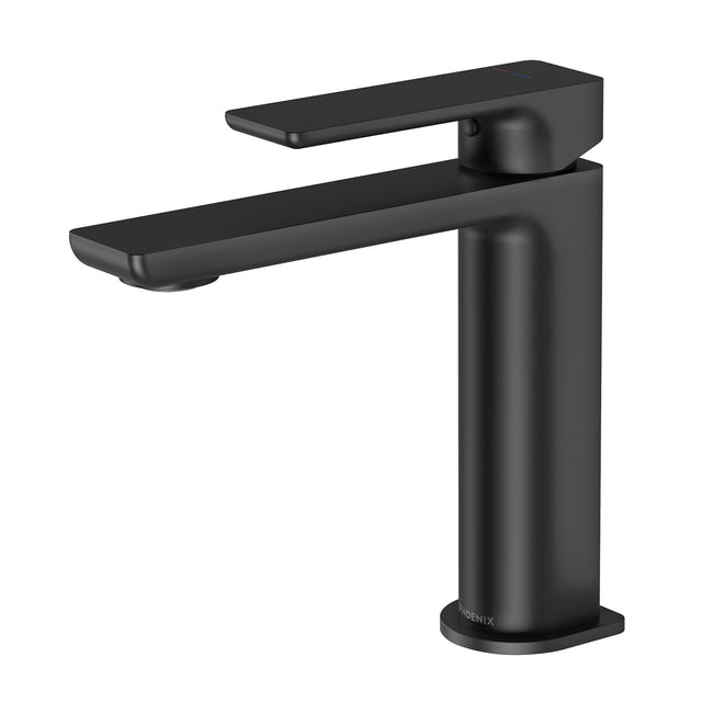 Phoenix Gloss MKII Basin Mixer Matte Black, product view