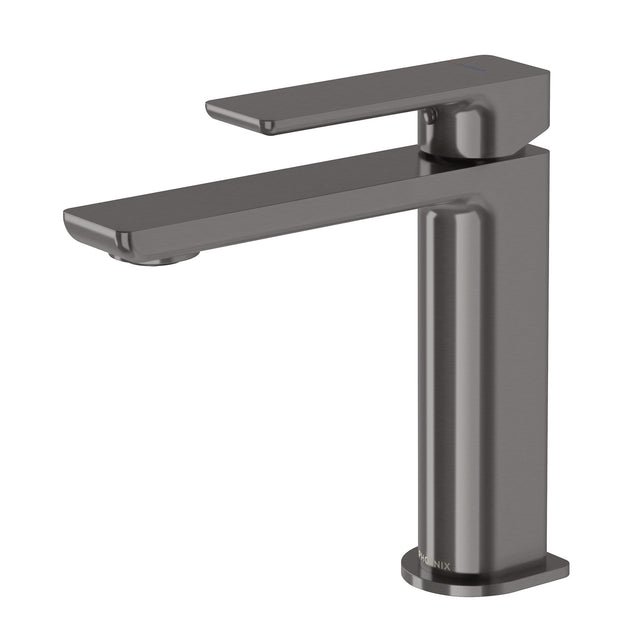 Phoenix Gloss MKII Basin Mixer Brushed Carbon, product view