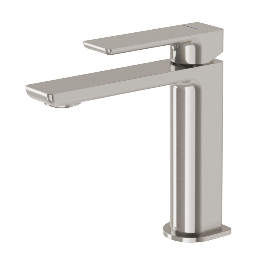 Phoenix Gloss MKII Basin Mixer Brushed Nickel, product view
