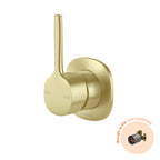 Phoenix Vask SwitchMix Shower / Wall Mixer Pin Up Fit-Off Kit Brushed Gold