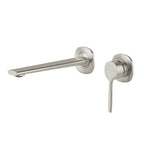 Phoenix Vask SwitchMix Wall Basin / Bath Mixer Set 200mm Brushed Nickel