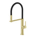 Phoenix Vask Flexible Hose Sink Mixer 200mm Brushed Gold