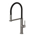 Phoenix Vask Flexible Hose Sink Mixer 200mm Brushed Carbon