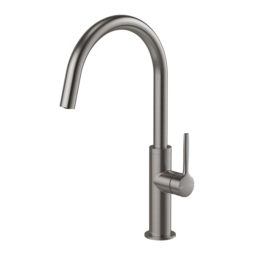 Phoenix Vask Sink Mixer 190mm Brushed Carbon, product view