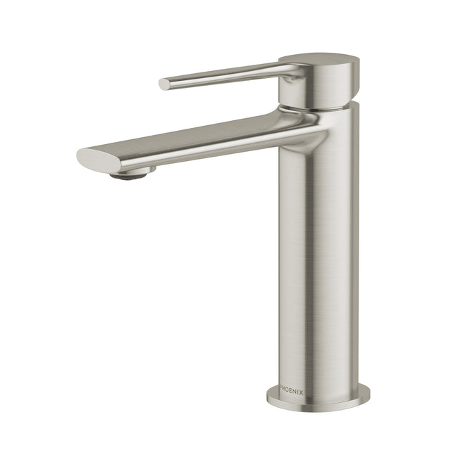 Phoenix Vask Basin Mixer Brushed Nickel, product view