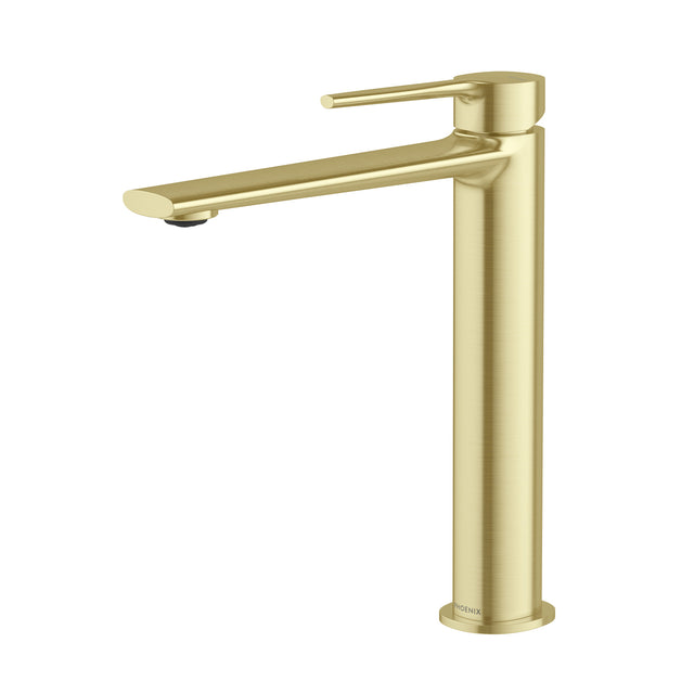 Phoenix Vask Vessel Mixer Brushed Gold, product view
