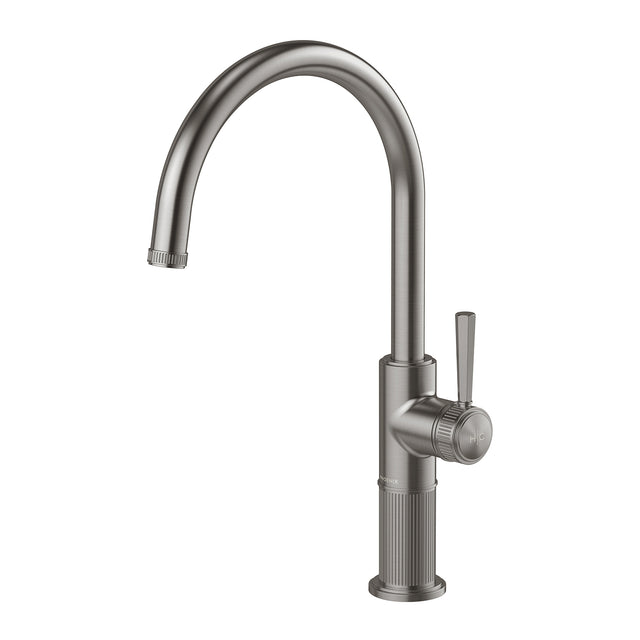 Phoenix Wiltern Sink Mixer 200mm Brushed Carbon, product view