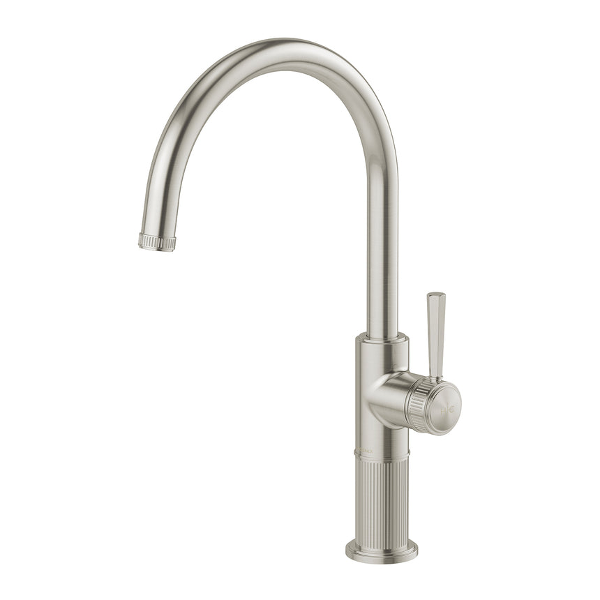 Phoenix Wiltern Sink Mixer 200mm Brushed Nickel, product view