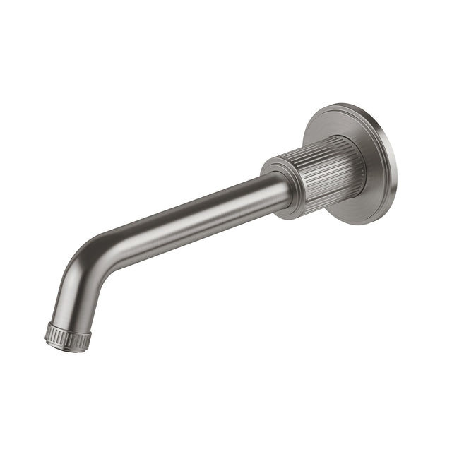 Phoenix Wiltern Wall Basin / Bath Outlet 190mm Brushed Carbon, product view