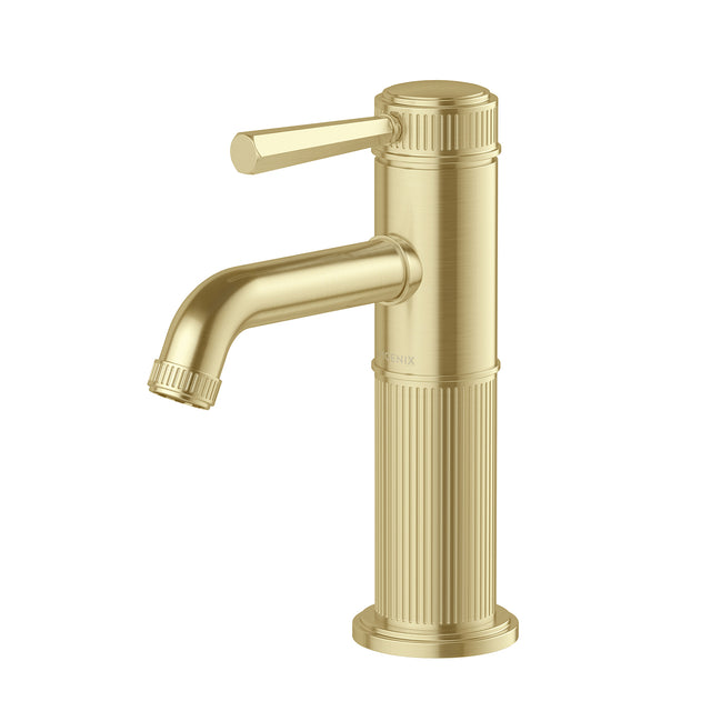 Phoenix Wiltern Basin Mixer Brushed Gold, product view