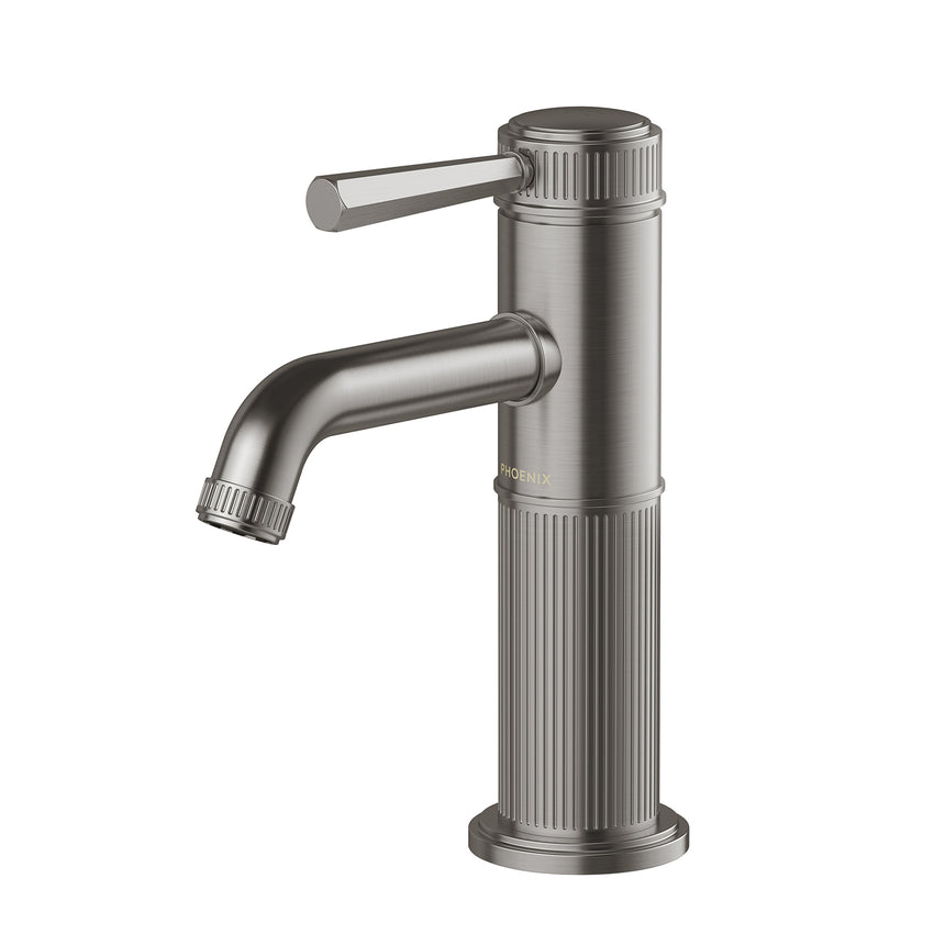Phoenix Wiltern Basin Mixer Brushed Carbon, product view