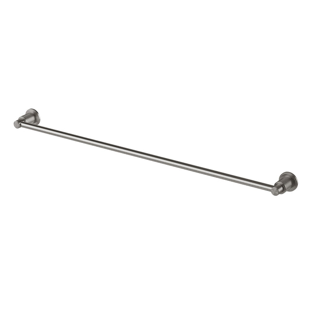 Phoenix Wiltern Single Towel Rail 800mm Brushed Carbon, product view