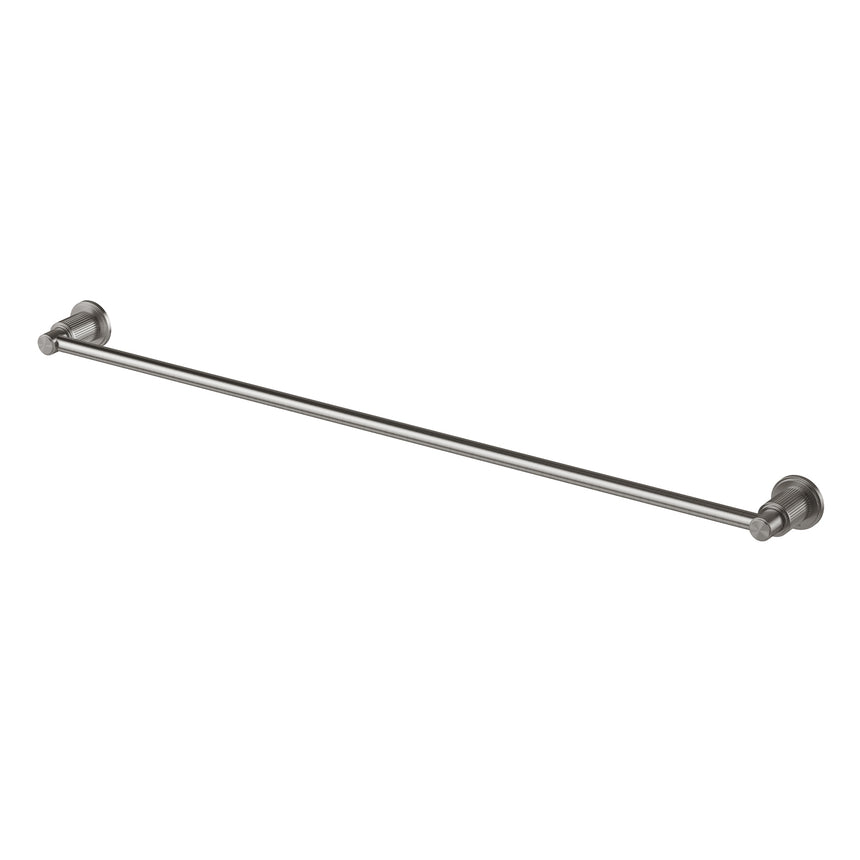 Phoenix Wiltern Single Towel Rail 800mm Brushed Carbon, product view