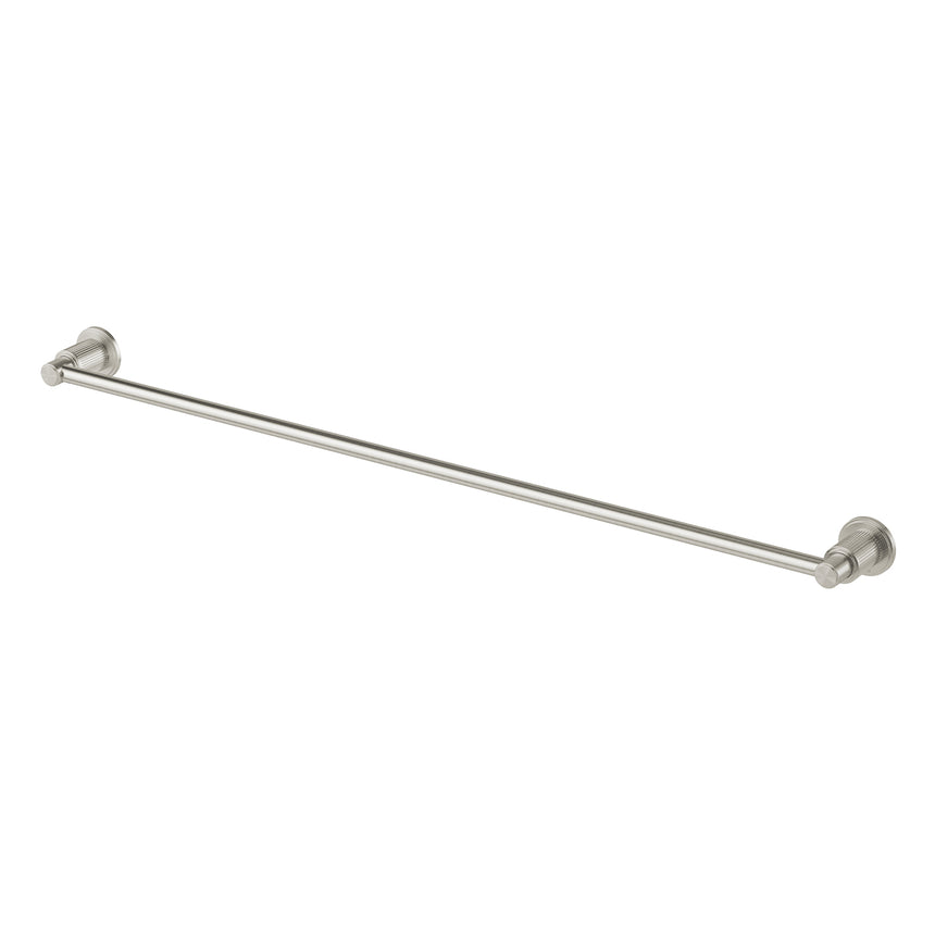 Phoenix Wiltern Single Towel Rail 800mm Brushed Nickel, product view