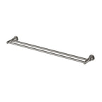 Phoenix Wiltern Double Towel Rail 800mm Brushed Carbon