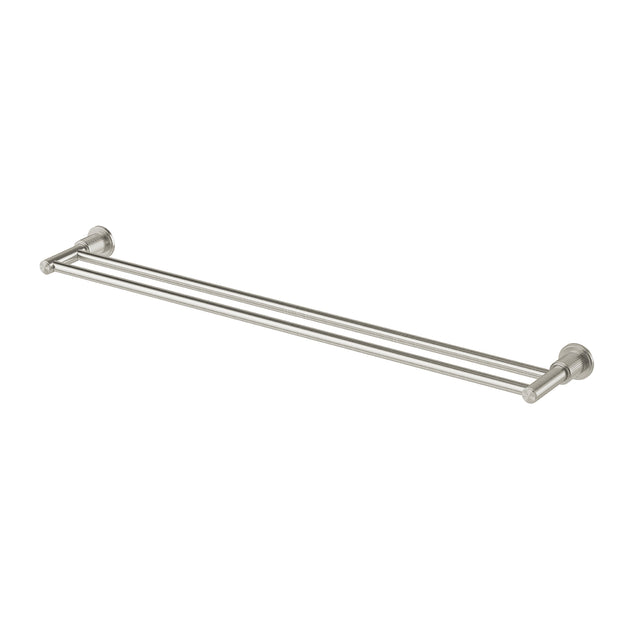 Phoenix Wiltern Double Towel Rail 800mm Brushed Nickel, product view