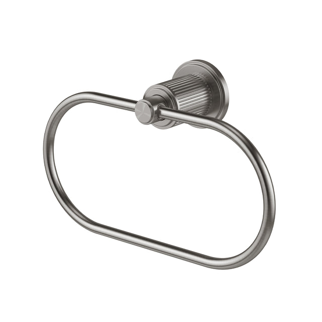 Phoenix Wiltern Hand Towel Holder Brushed Carbon, product view