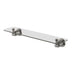 Phoenix Wiltern Glass Shelf 450mm Brushed Carbon