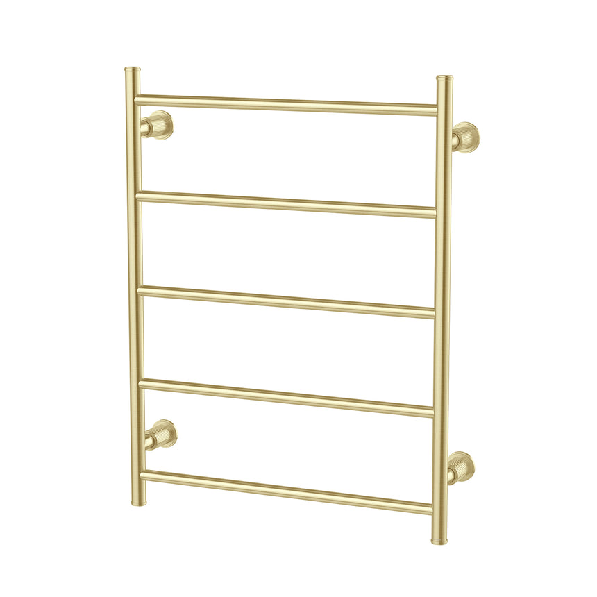 Phoenix Wiltern Heated Towel Ladder 550mm X 750mm Brushed Gold, product view