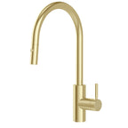 Phoenix Vivid MKII Pull Out Sink Mixer 240mm Gooseneck Brushed Gold