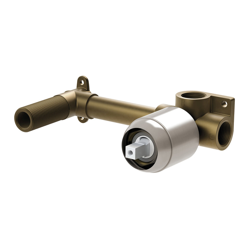 Phoenix Builders Wall Mixer Set Breech Only Brushed Nickel, product view