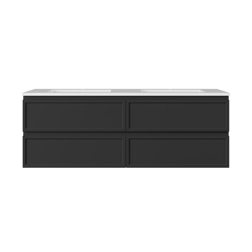 Hamilton Federation Prime Wall Hung Cabinet Matte Black