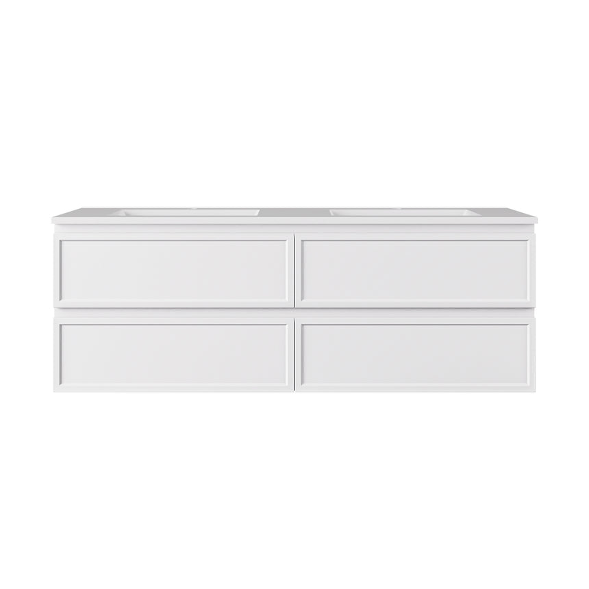 Hamilton Federation Prime Wall Hung Cabinet Matte White