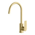 Phoenix Arlo Sink Mixer 200mm Gooseneck Brushed Gold