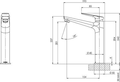 151-7901-Arlo-Vessel-Mixer-6-Star-Line-Drawing