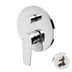 Phoenix Arlo Shower / Bath Diverter Mixer Trim Kit Only Chrome