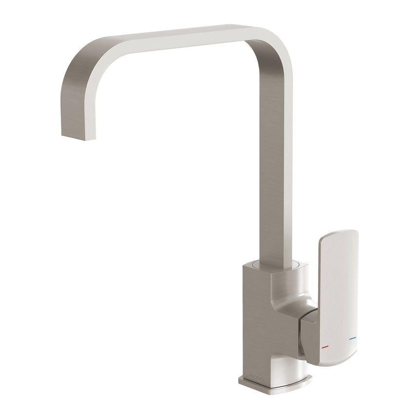 Phoenix Teva Sink Mixer 200mm Squareline Brushed Nickel, additional product view