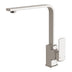 Phoenix Teva Sink Mixer 200mm Squareline Brushed Nickel