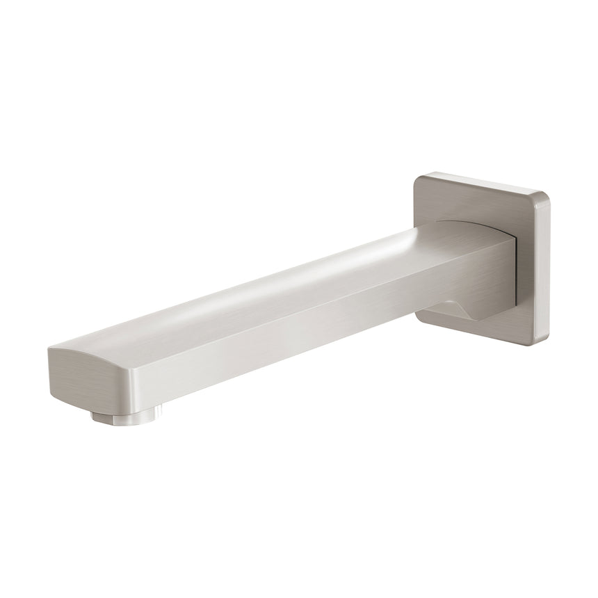 Phoenix Teva Wall Bath Outlet 200mm Brushed Nickel, product view