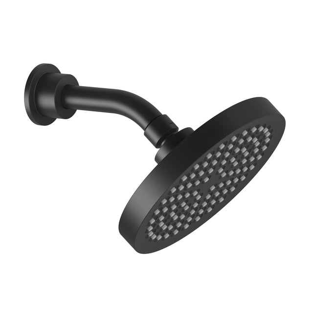 Phoenix Pina Shower Arm & 150mm Round Rose Matte Black, product view